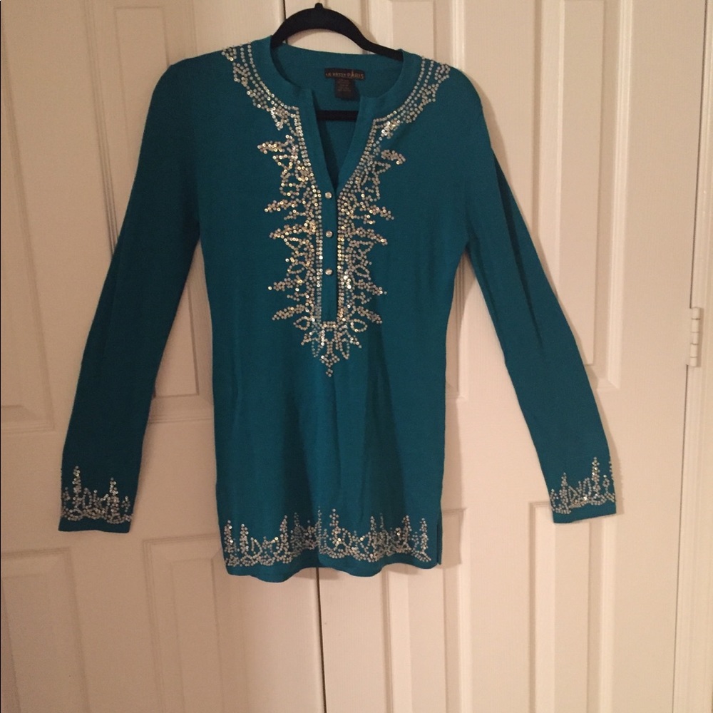 Beaded sweater